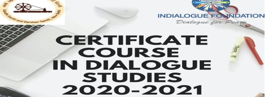 Certificate Course in Dialogue Studies 2020-2021