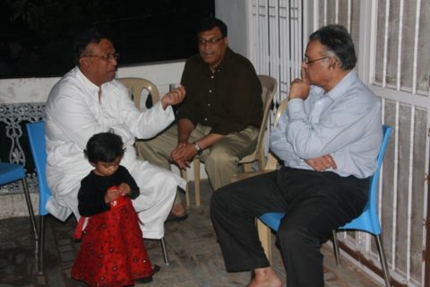 Sharing meal with Neighbors